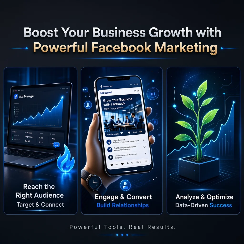 Boost Your Business Growth with Powerful Facebook Marketing - Image 1