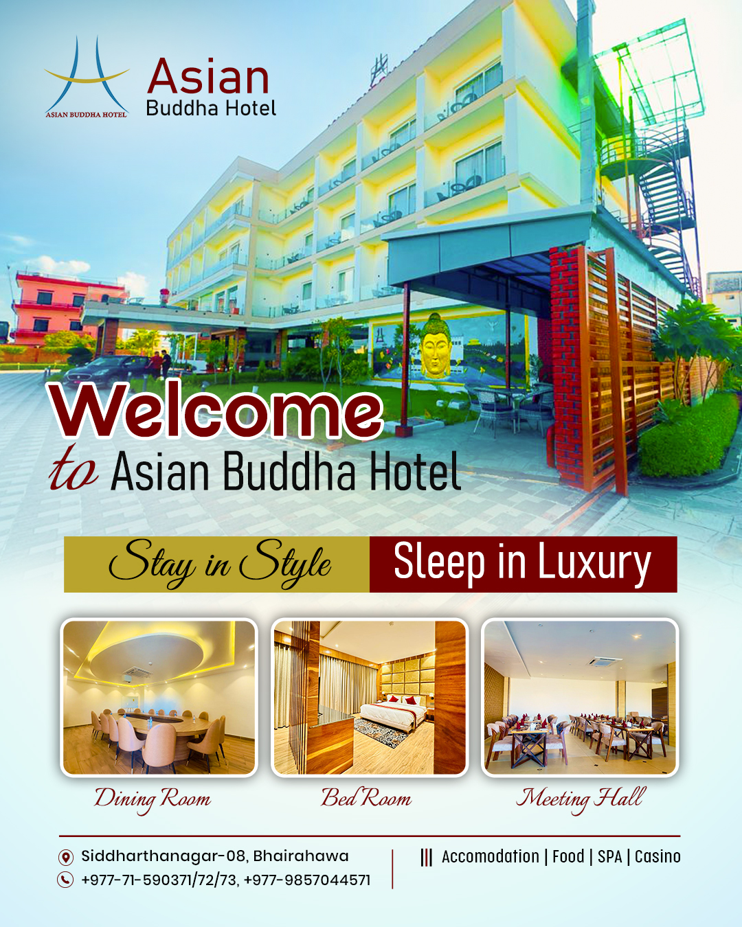 Asian Buddha Hotel Post