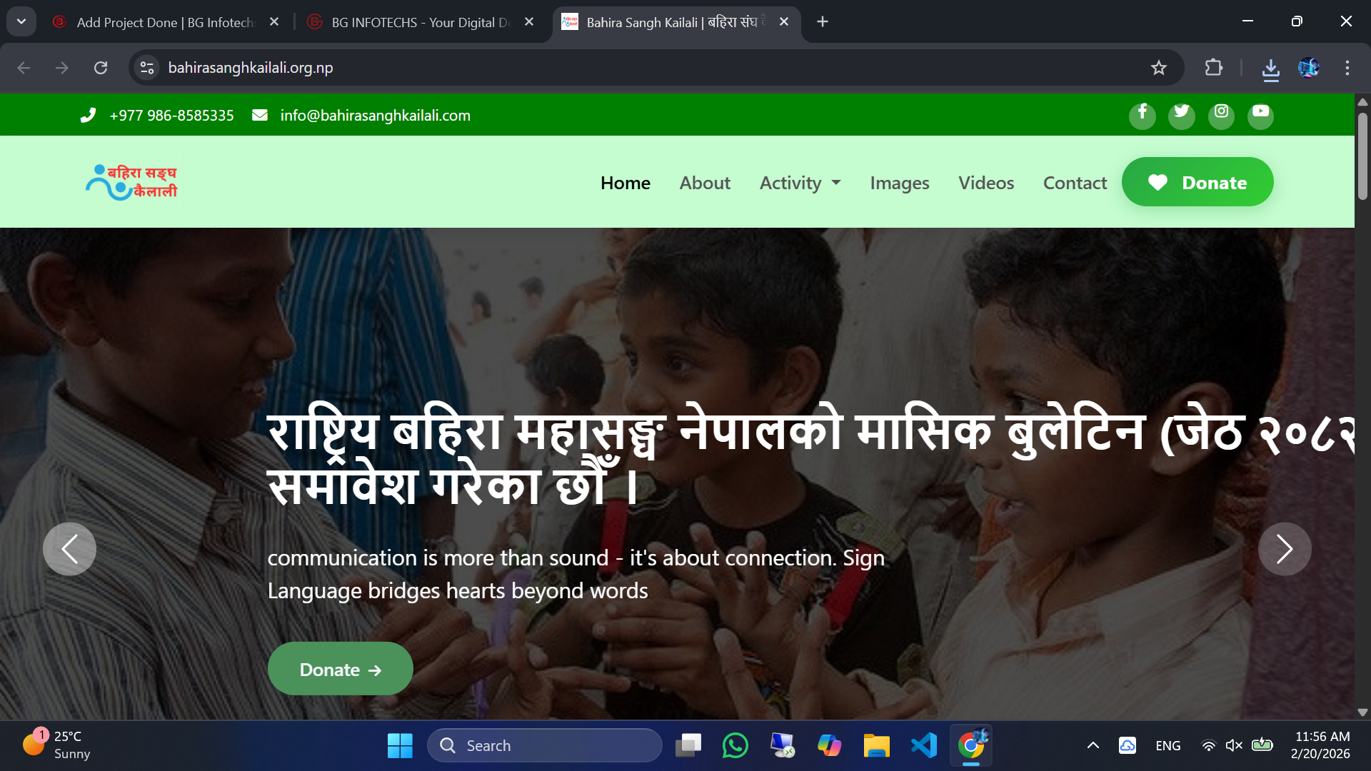 bahirasang portfolio website